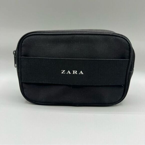 Zara Black Small Pouch - Picture 1 of 4